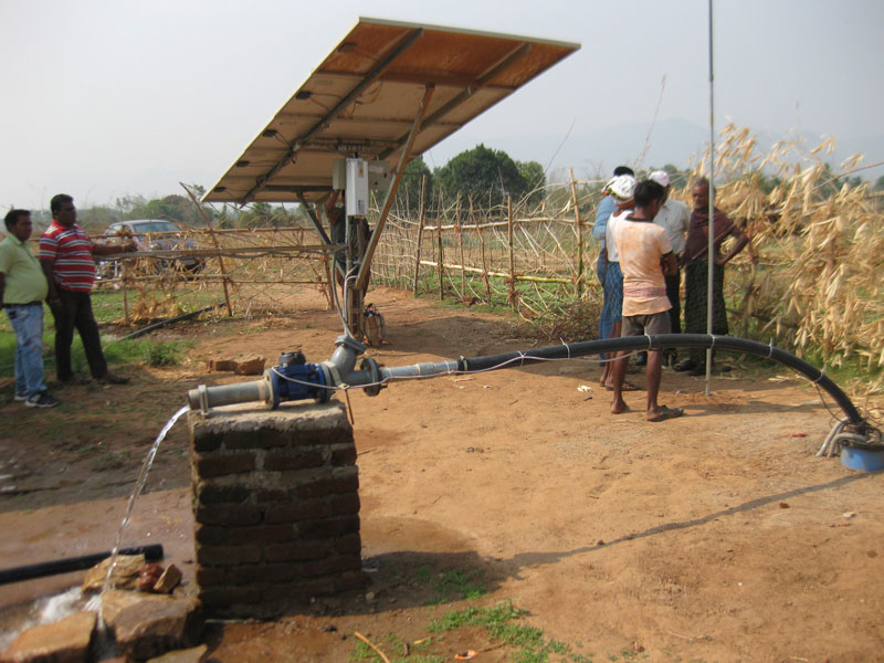 Mini grids being installed in Nigeria.